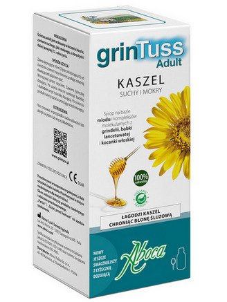 GRINTUSS Adult Syrop na kaszel suchy i mokry 210 g