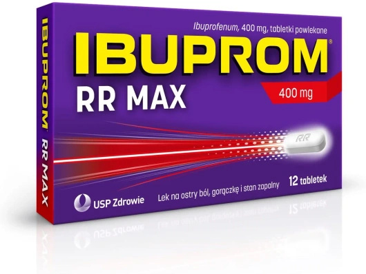Ibuprom RR MAX 400mg tabletki powlekane, 12 sztuk