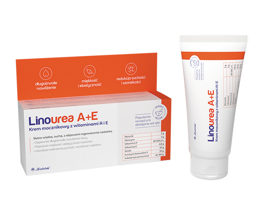 Linourea A+E Krem mocznikowy z witaminą A i E, 50 g
