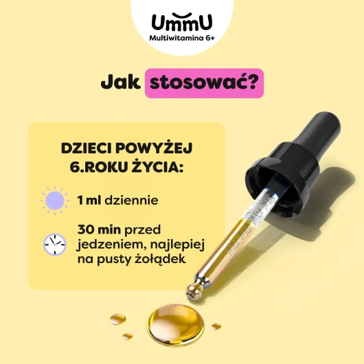 UmmU Multiwitamina 6+ Krople, 30 ml