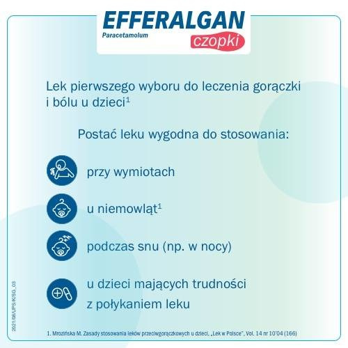 EFFERALGAN 80 mg x 10 czopków