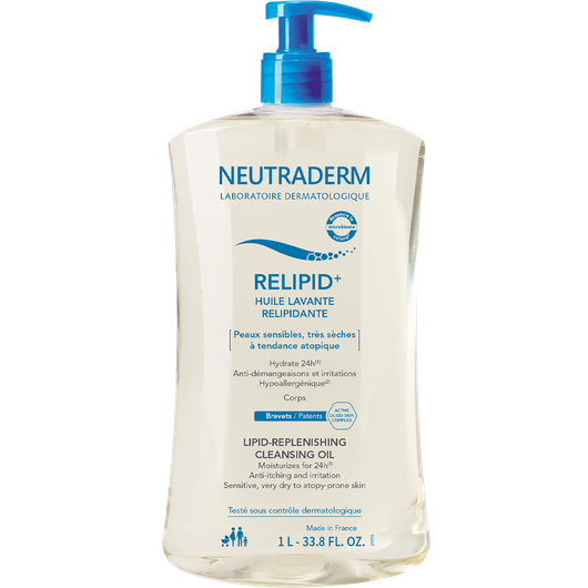 Neutraderm Relipid+ Olejek do Mycia Ciała – Odbudowujący Warstwę Lipidową, 1000 ml