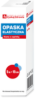 OPASKA ELASTYCZNA TKANA 5m x 15cm ZYSKAJ ZDROWIE x 1 sztuka