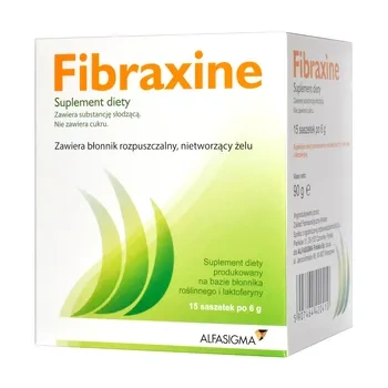 Fibraxine saszetki, 15 saszetek po 6g