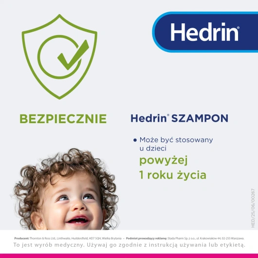 Hedrin Szampon na wszy, 100 ml