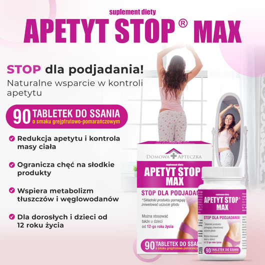 APETYT STOP MAX x 90 tabletek do ssania