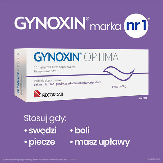 GYNOXIN krem dopochwowy, 30 g