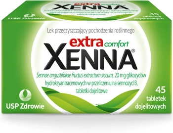 XENNA EXTRA COMFORT, 45 drażetek dojelitowych