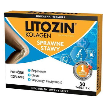 Litozin Kolagen,  30 tabletek