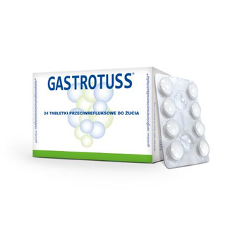 Gastrotuss tabletki do żucia, 24 sztuki