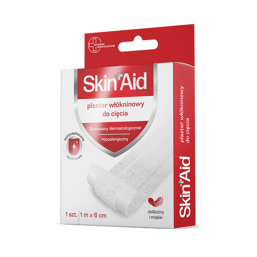 Skin Aid Plaster włókninowy do cięcia 1m x 6 cm
