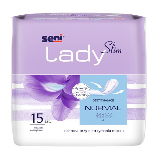 Seni Lady Slim Normal Wkładki urologiczne, 15 sztuk