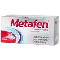 Metafen 0,2g + 0,325g, 50 tabletek