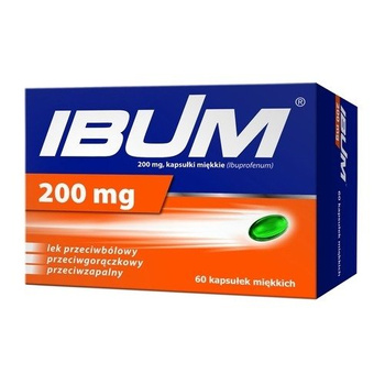 IBUM 200 mg, 60 kapsułek miękkich