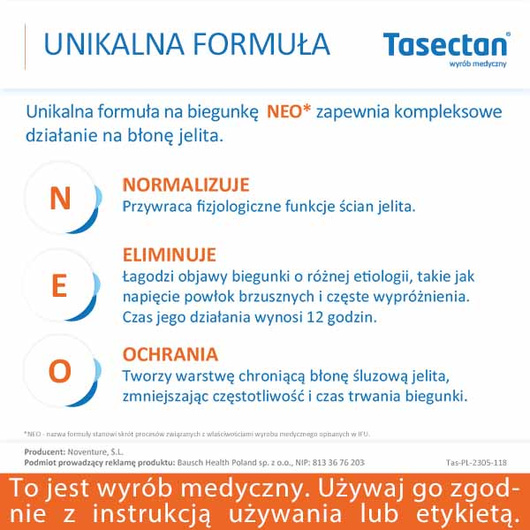 Tasectan 500 mg, 15 kapsułek
