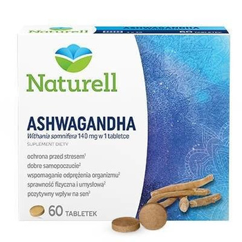 NATURELL ASHWAGANDHA x 60 tabletek