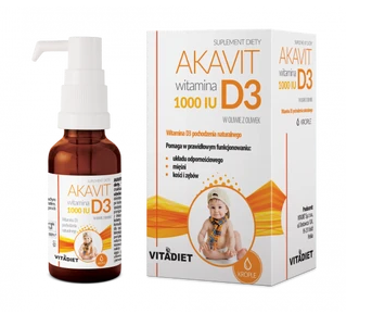 AKAVIT Wit.D3 1000 IU krople doustne, 29,4ml
