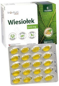 Wiesiołek BIOVITUM LIQUID Olej z wiesiołka x 60 kapsułek  w roślinnej otoczce