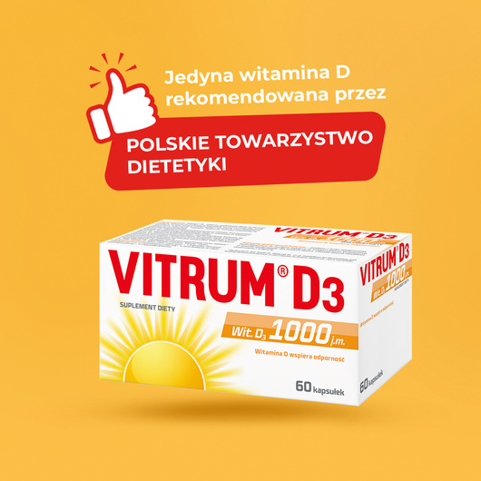 Vitrum D3 1000, 120 kapsułek