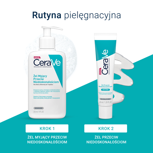 CeraVe Żel myjący przeciw niedoskonałościom, 236ml