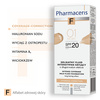 Pharmaceris F Coverage-Correction 01 Ivory Delikatny fluid intensywnie kryjący SPF 20, 30 ml