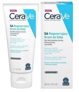 CERAVE SA Regenerujący Krem do stóp, 88ml