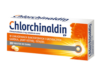 CHLORCHINALDIN VP 2 mg x 20 tabletek do ssania