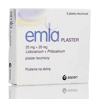 Emla Plaster plaster leczniczy 0,025g+0,025g, 2 sztuki