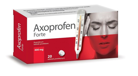 Axoprofen Forte 400mg, 20 tabletek powlekanych  