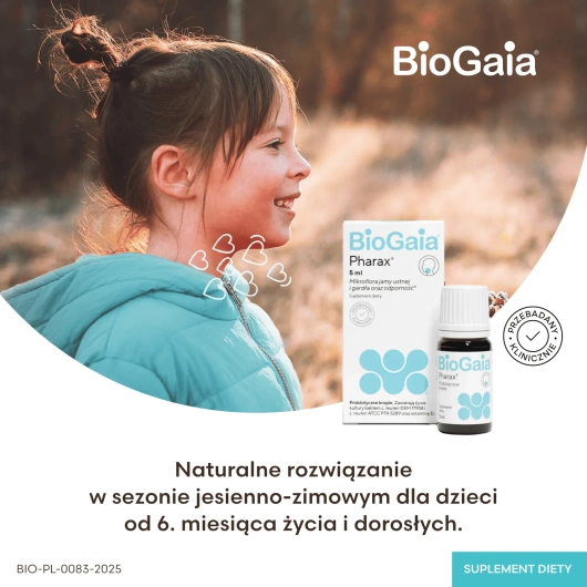 Biogaia Pharax Probiotyk w kropach, 5 ml