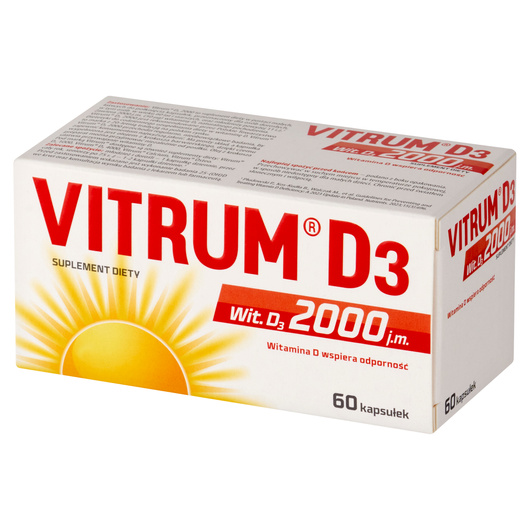 Vitrum D3 2000 j.m., 60 kapsułek