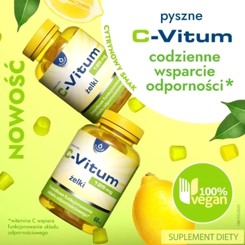 C-Vitum 125 mg Żelki, 60 sztuk