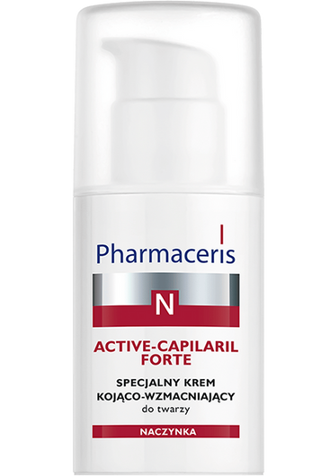 Pharmaceris N Active-Capilaril Forte Specjalistyczny krem kojąco-wzmacniający do twarzy, 30 ml
