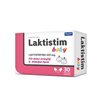 Laktistim Baby kapsułki z laktoferyną od 6. miesiąca, 30 sztuk