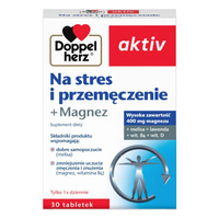 Doppelherz aktiv Na stres i przemęczenie +Mg, 30 tabletek