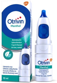 OTRIVIN MENTHOL aerozol do nosa 10ml