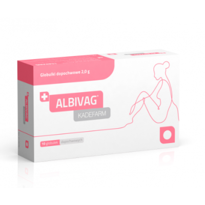 Albivag Kadefarm globulki dopochwowe, 10 sztuk
