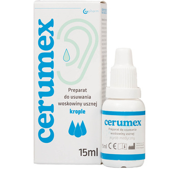 Cerumex preparat do higieny uszu płyn 15 ml