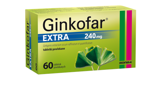 GINKOFAR Extra 240mg, 60 tabletek