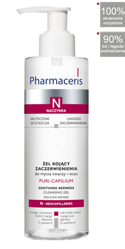 PHARMACERIS N PURI-CAPILIUM Żel kojący zaczerwienienia do mycia twarzy i oczu 190ml