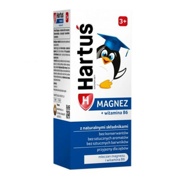 HARTUŚ MAGNEZ + Witamina B6 Syrop, 120ml