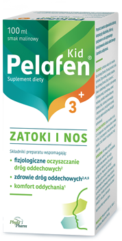 PELAFEN KID 3+ ZATOKI I NOS płyn 100 ml