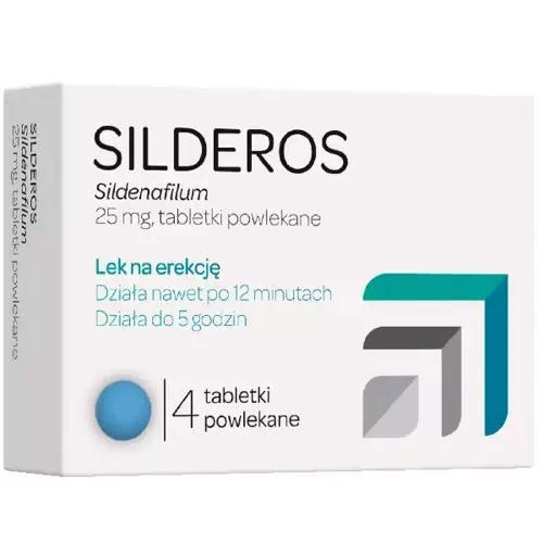 Silderos 25 mg, 8 tabletek