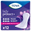 Tena Lady Protect+ Maxi Night Podpaski, 12 sztuk