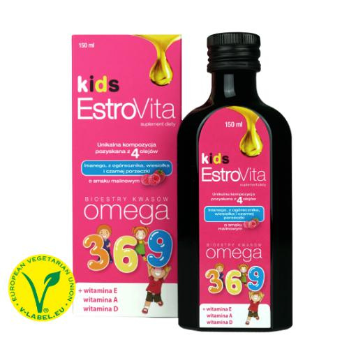 Estrovita Kids malina płyn, 150 ml