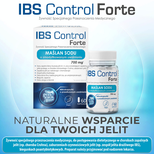 IBS Control FORTE, 60 kapsułek