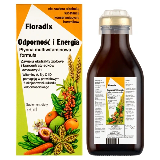 Floradix Odporność i Energia tonik, 250 ml