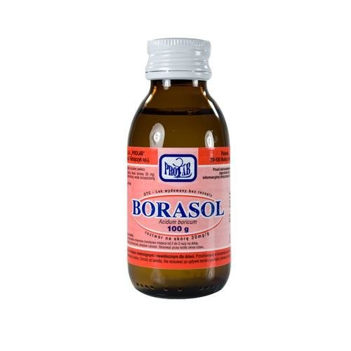 BORASOL 30 mg/g płyn na skórę 100 g 
