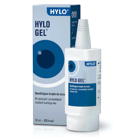 HYLO GEL krople do oczu, 10 ml