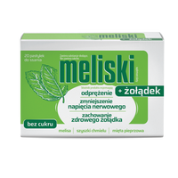 Meliski + Żołądek, 20 pastylek o ssania